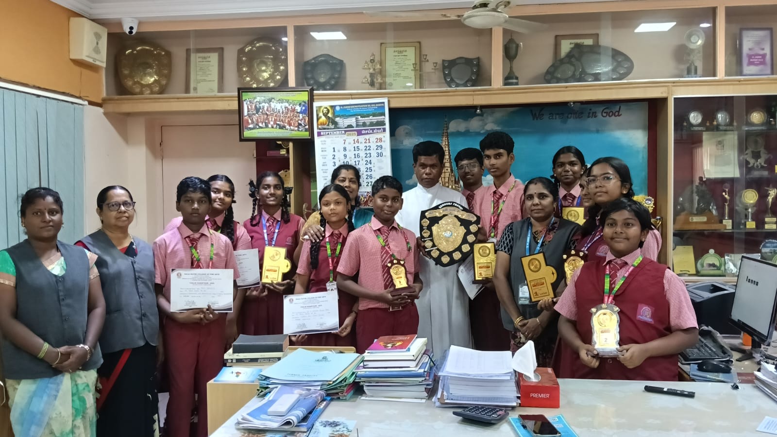 Thaler vasantham-2025 interschool competition prize winners